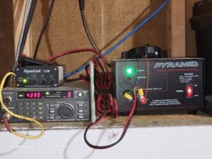 Kenwood TR-7800, Signalink and power supply.